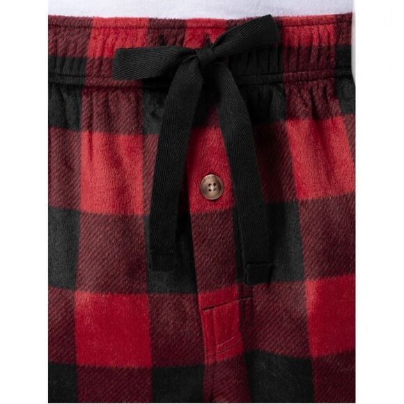 Men’s Fruit of The Loom Comfy Cozy Lounge Fleece Pajama Pants 2-Pack Size L - Picture 10 of 16